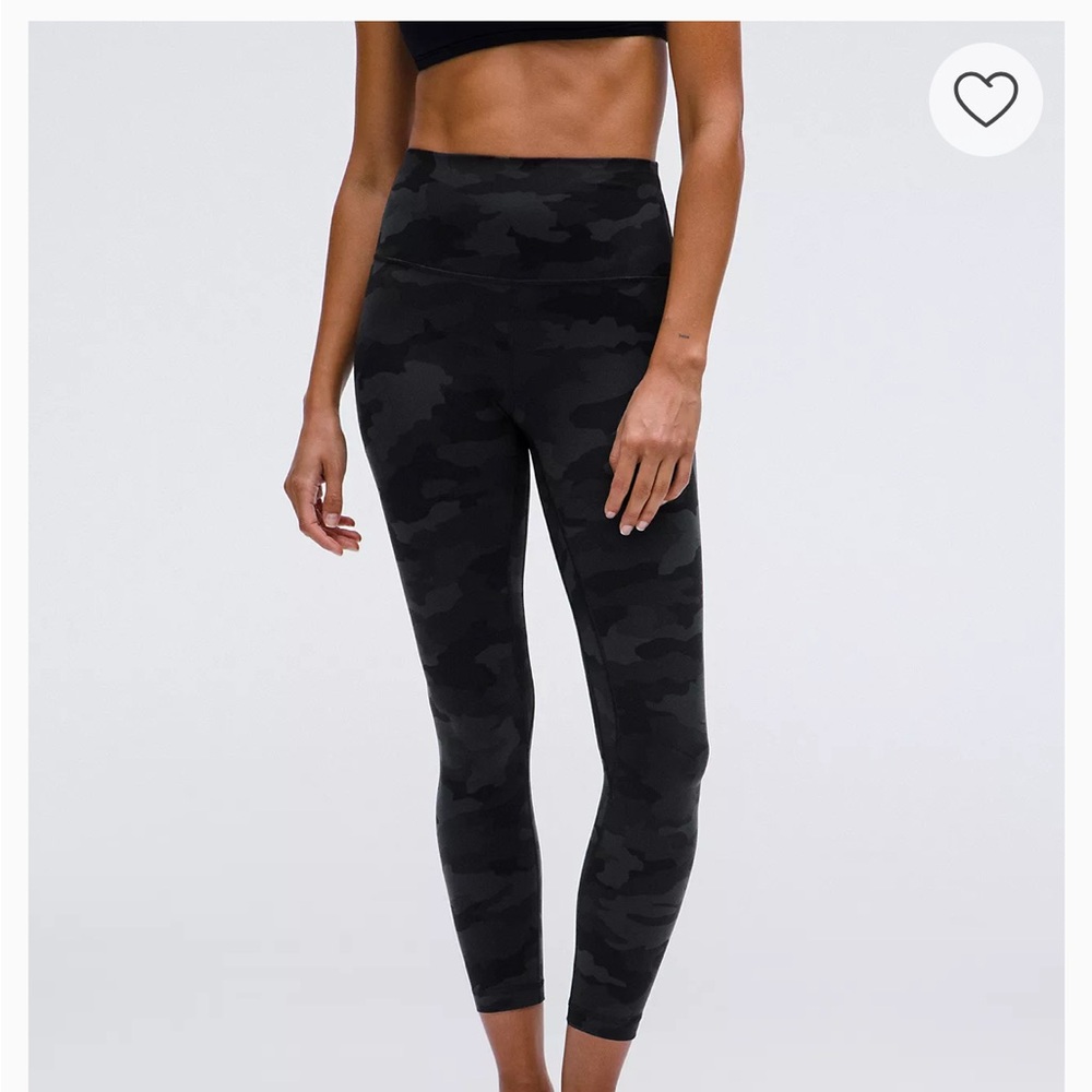 lululemon athletica 25” Align Black Camo Leggings